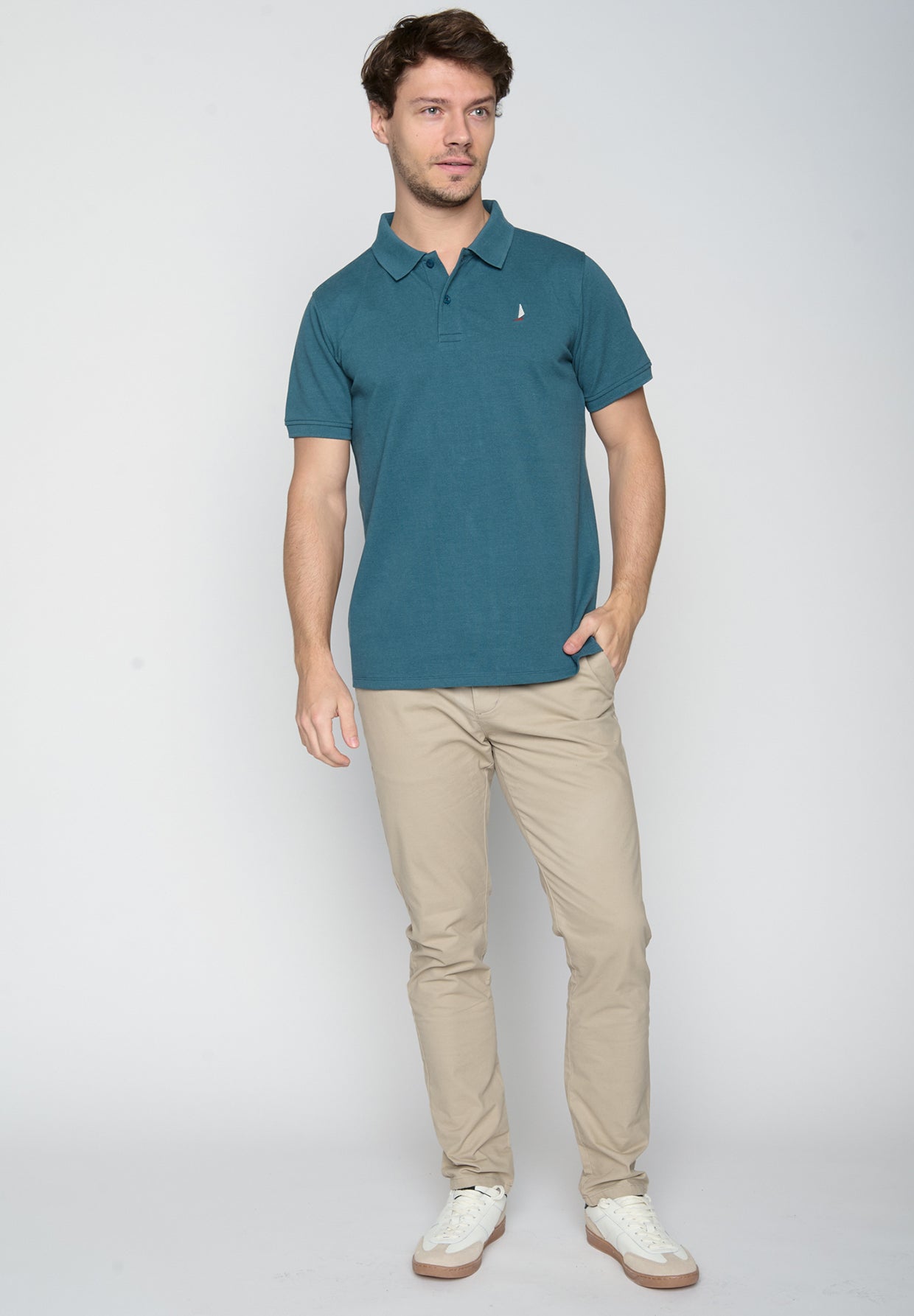 Blue Stone: Sportliches Polo aus Baumwoll-Mix für Herren [19001]