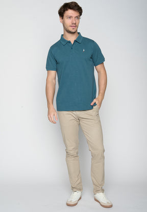 Blue Stone: Sportliches Polo aus Baumwoll-Mix für Herren [19001]