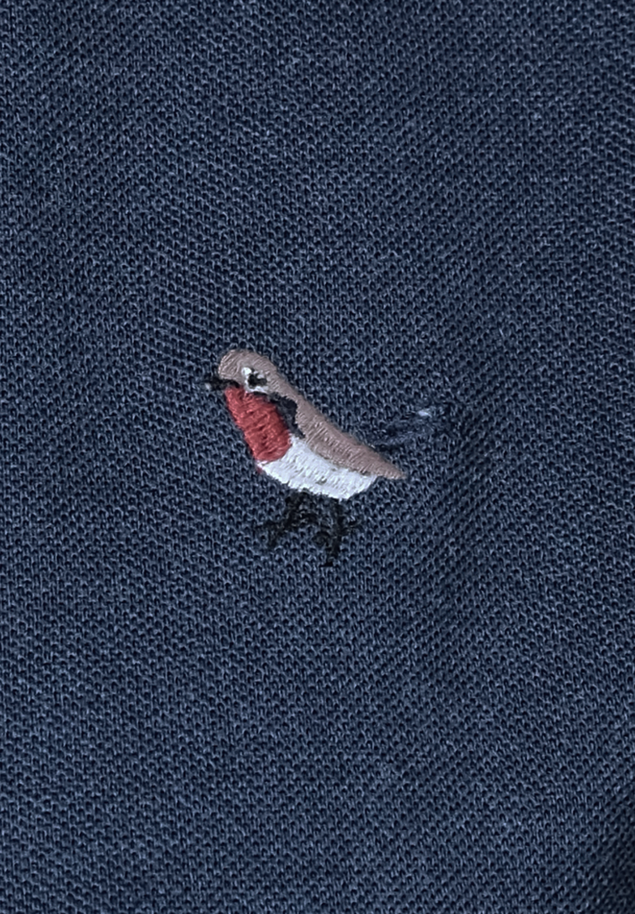 Navy: Sportliches Polo aus Baumwoll-Mix für Damen [19017]