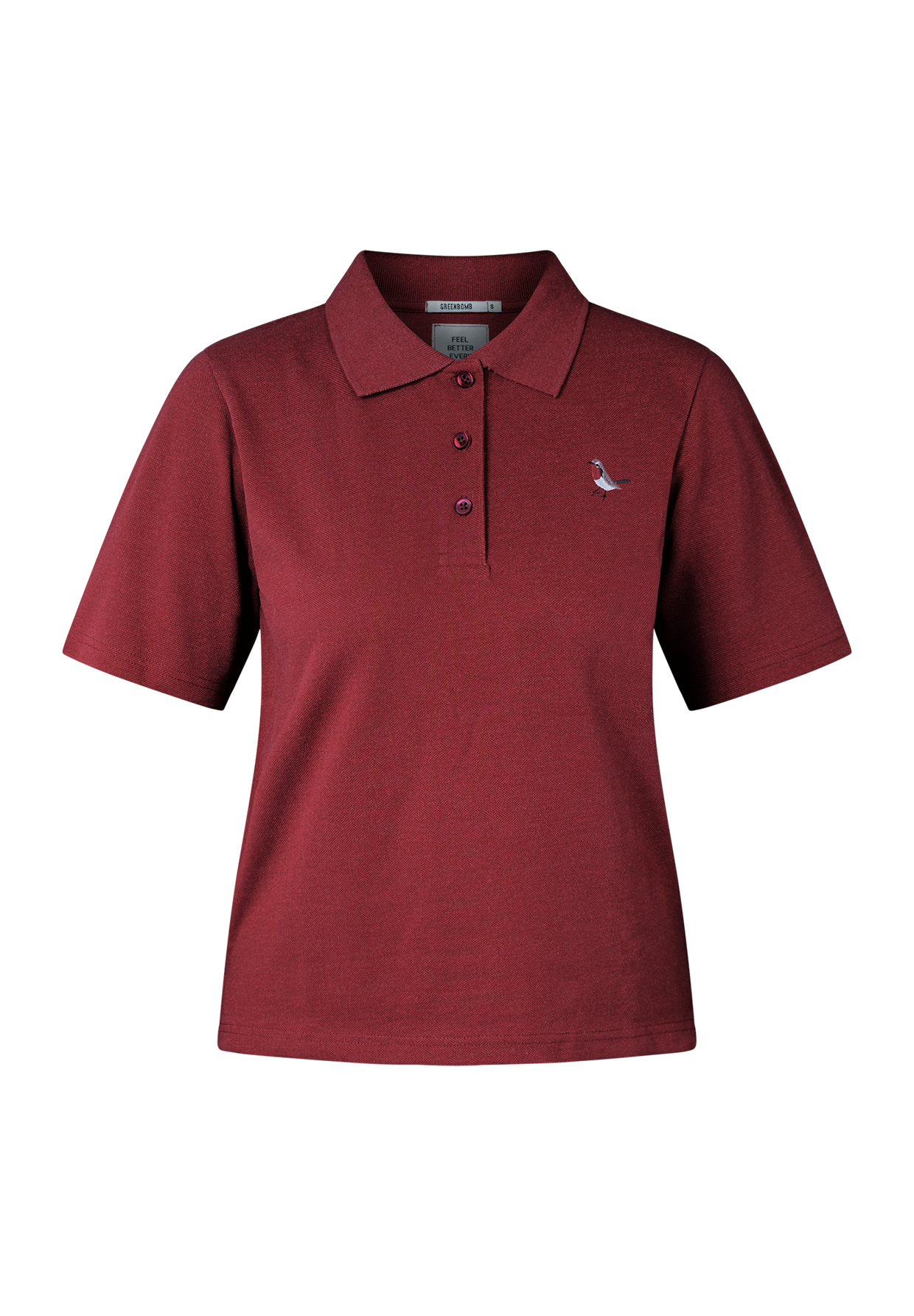 Red Berry: Sportliches Polo aus Baumwoll-Mix für Damen [19025]