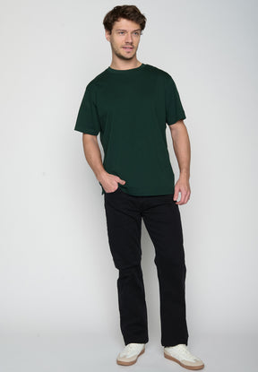 Dark Forest: Lässiges T-Shirt aus Bio-Baumwolle für Herren [19099]