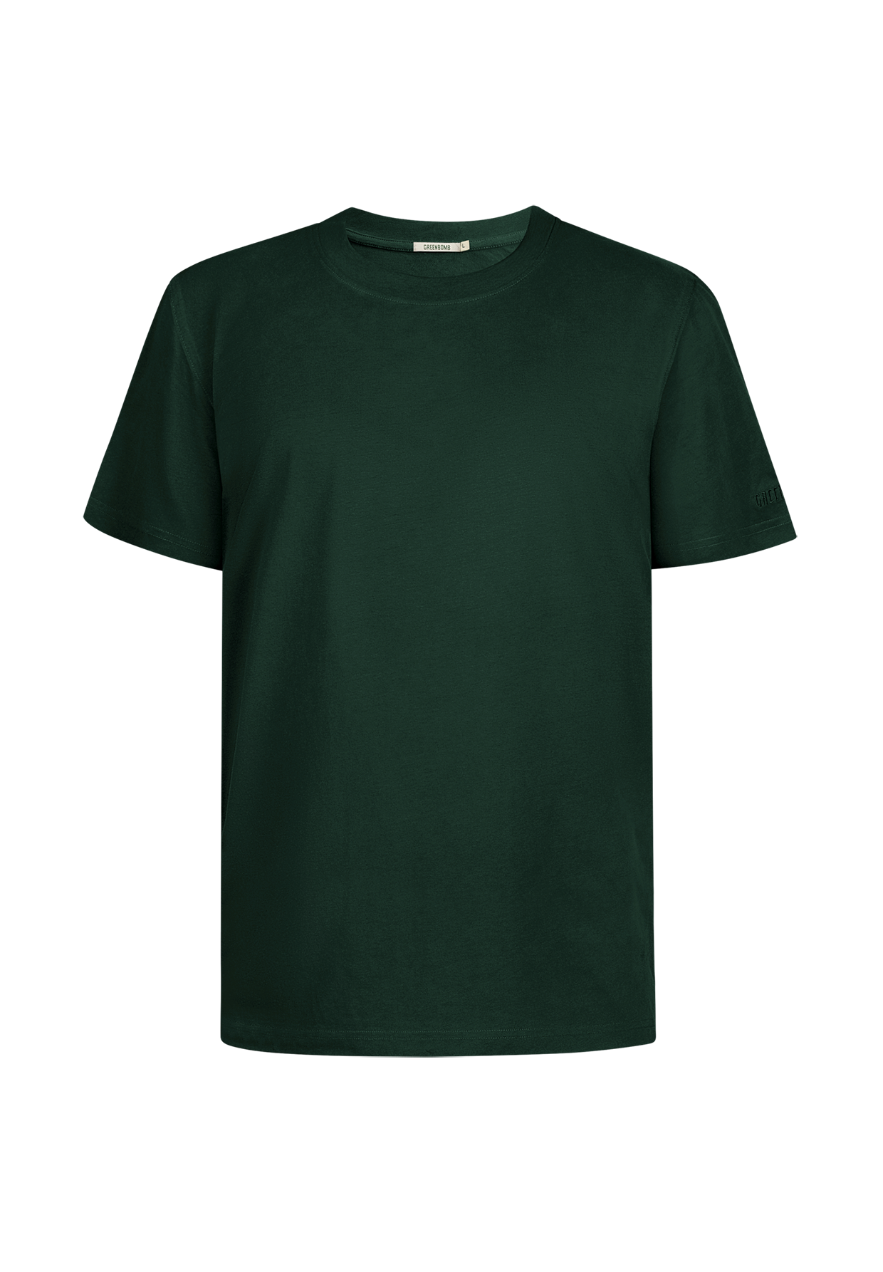 Dark Forest: Lässiges Oversize-T-Shirt aus Bio-Baumwolle für Herren [19103]