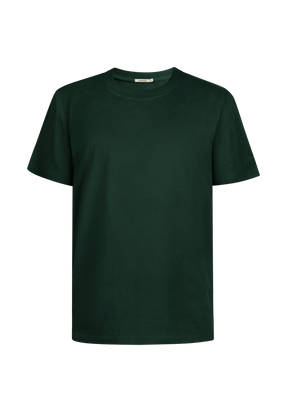Dark Forest: Lässiges Oversize-T-Shirt aus Bio-Baumwolle für Herren [19103]