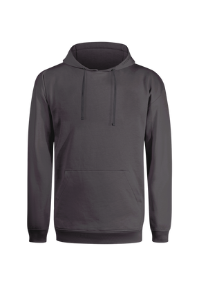 Anthracite: Gemütlicher Hoodie aus Bio-Baumwolle für Herren [19135]