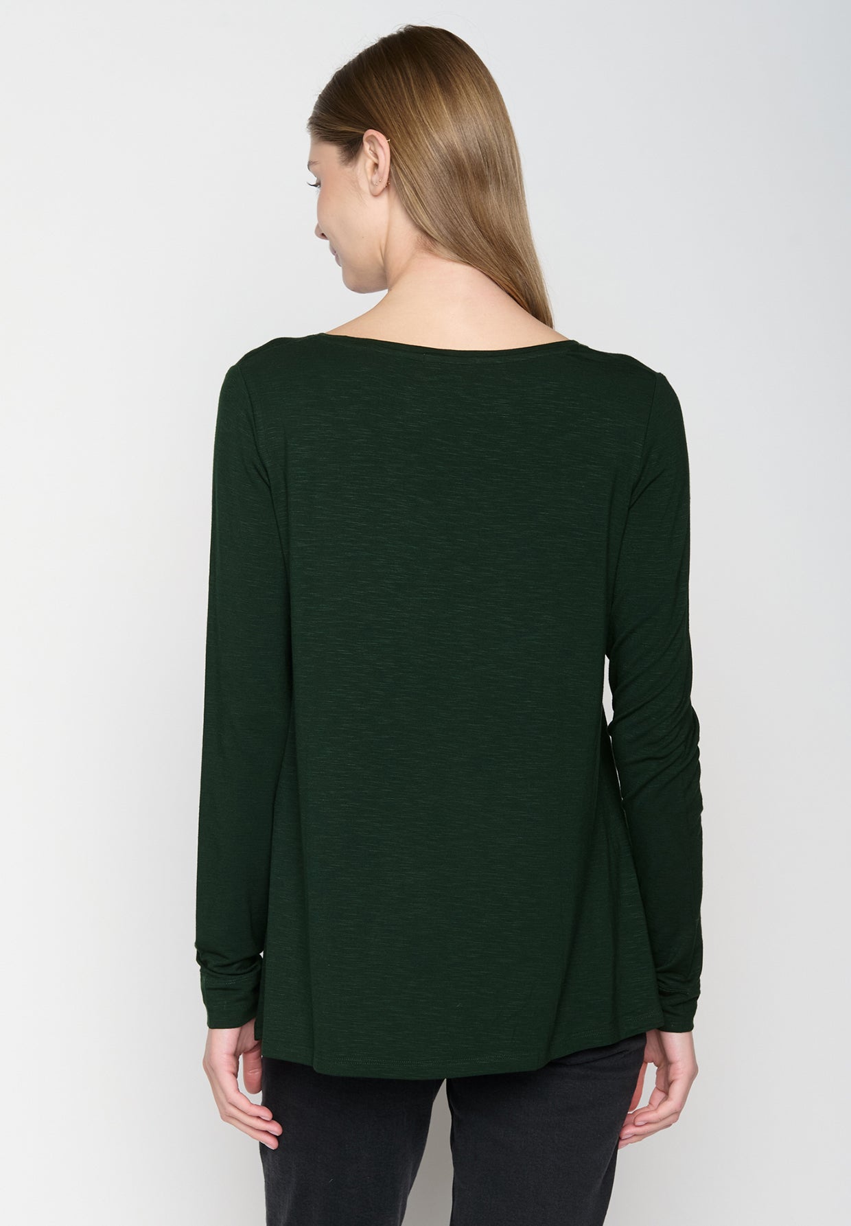 Dark Forest: Lässiges Longsleeve aus Viskose (LENZING™ ECOVERO™) Mix für Damen [19155]