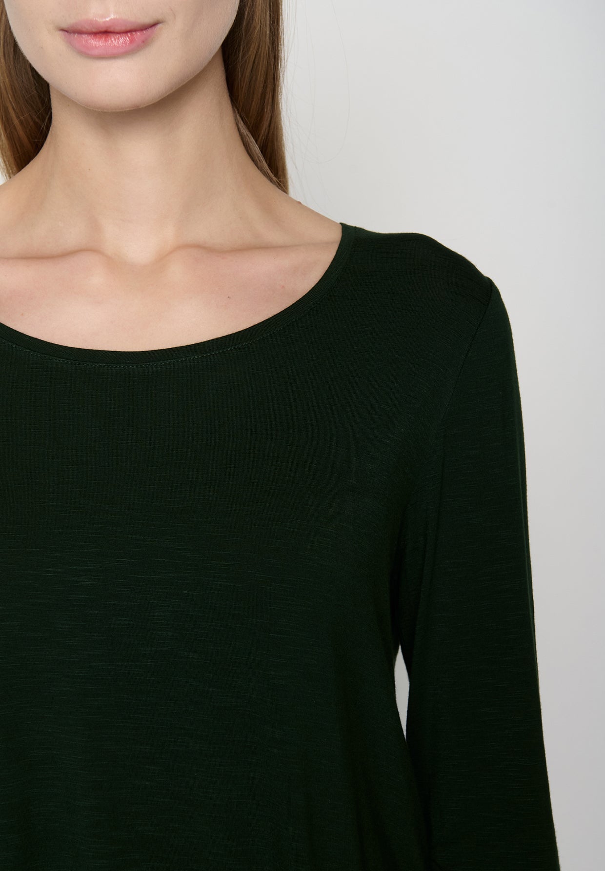 Dark Forest: Lässiges Longsleeve aus Viskose (LENZING™ ECOVERO™) Mix für Damen [19157]