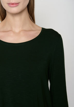 Dark Forest: Lässiges Longsleeve aus Viskose (LENZING™ ECOVERO™) Mix für Damen [19157]