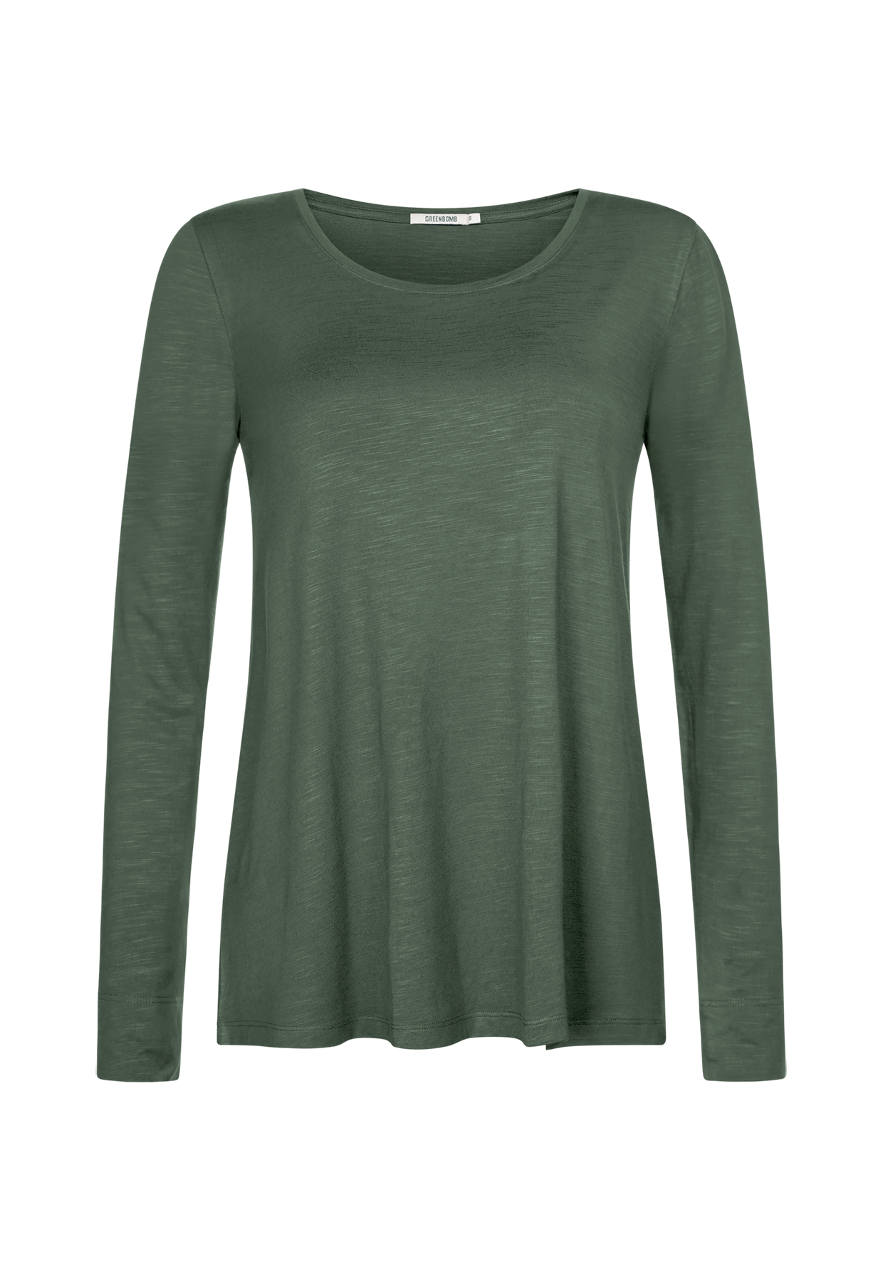Grau:  Lässiges Longsleeve aus Viskose (LENZING™ ECOVERO™) Mix für Damen [19164]