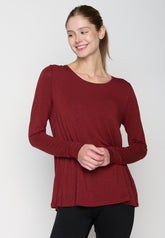 Red Berry: Lässiges Longsleeve aus Viskose (LENZING™ ECOVERO™) Mix für Damen [19165]