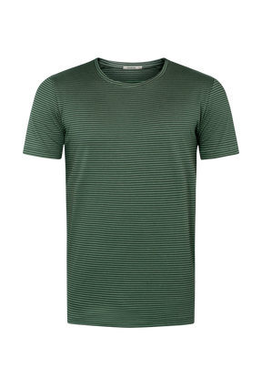 Forest Stripes: Sportliches T-Shirt aus Bio-Baumwolle für Herren [19236]