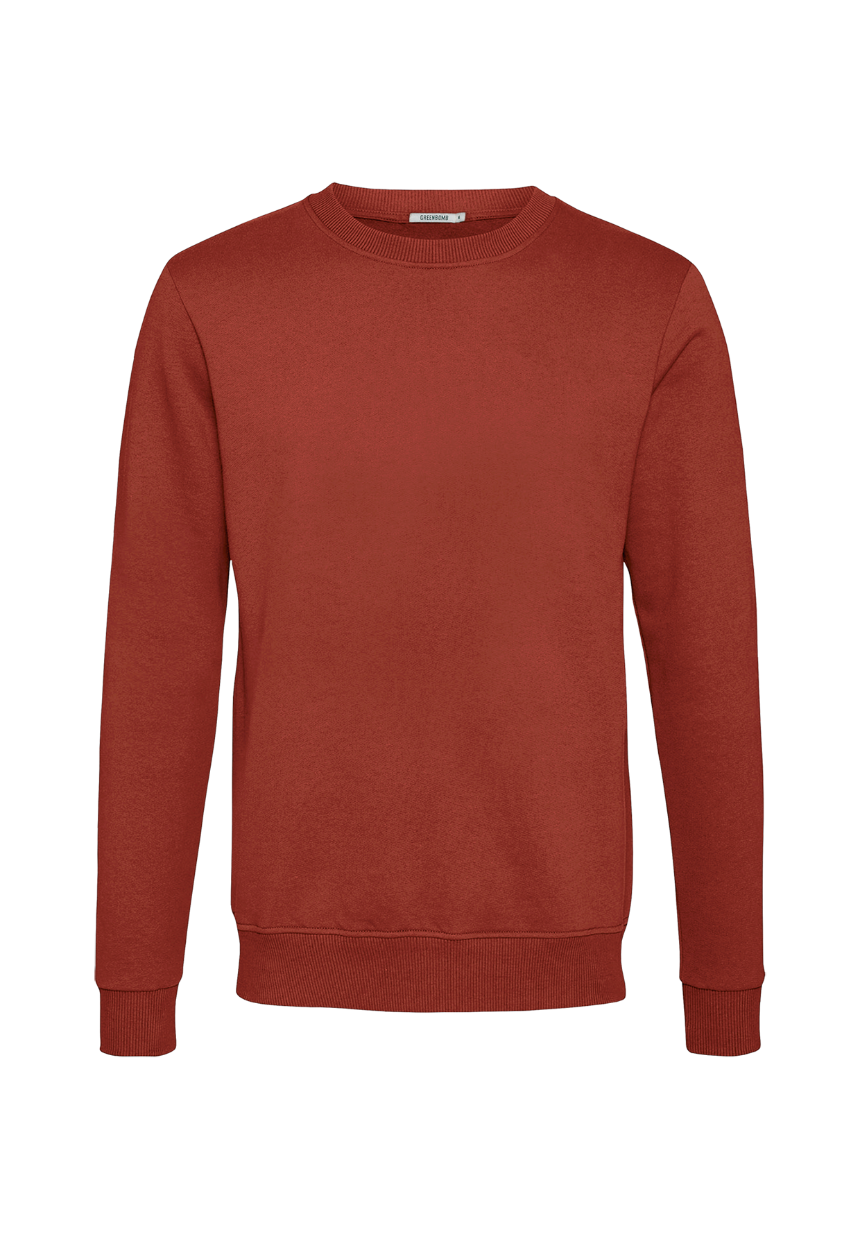 Dark Clay: Gemütliches Sweatshirt aus Bio-Baumwolle für Herren [19284]