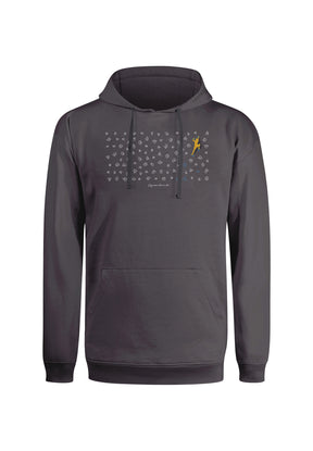 Anthracite: Gemütlicher Hoodie aus Bio-Baumwolle für Herren [19285]