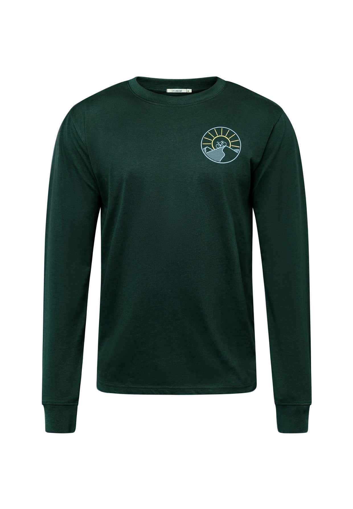 Grün:  Elegantes Longsleeve für Herren [19308]