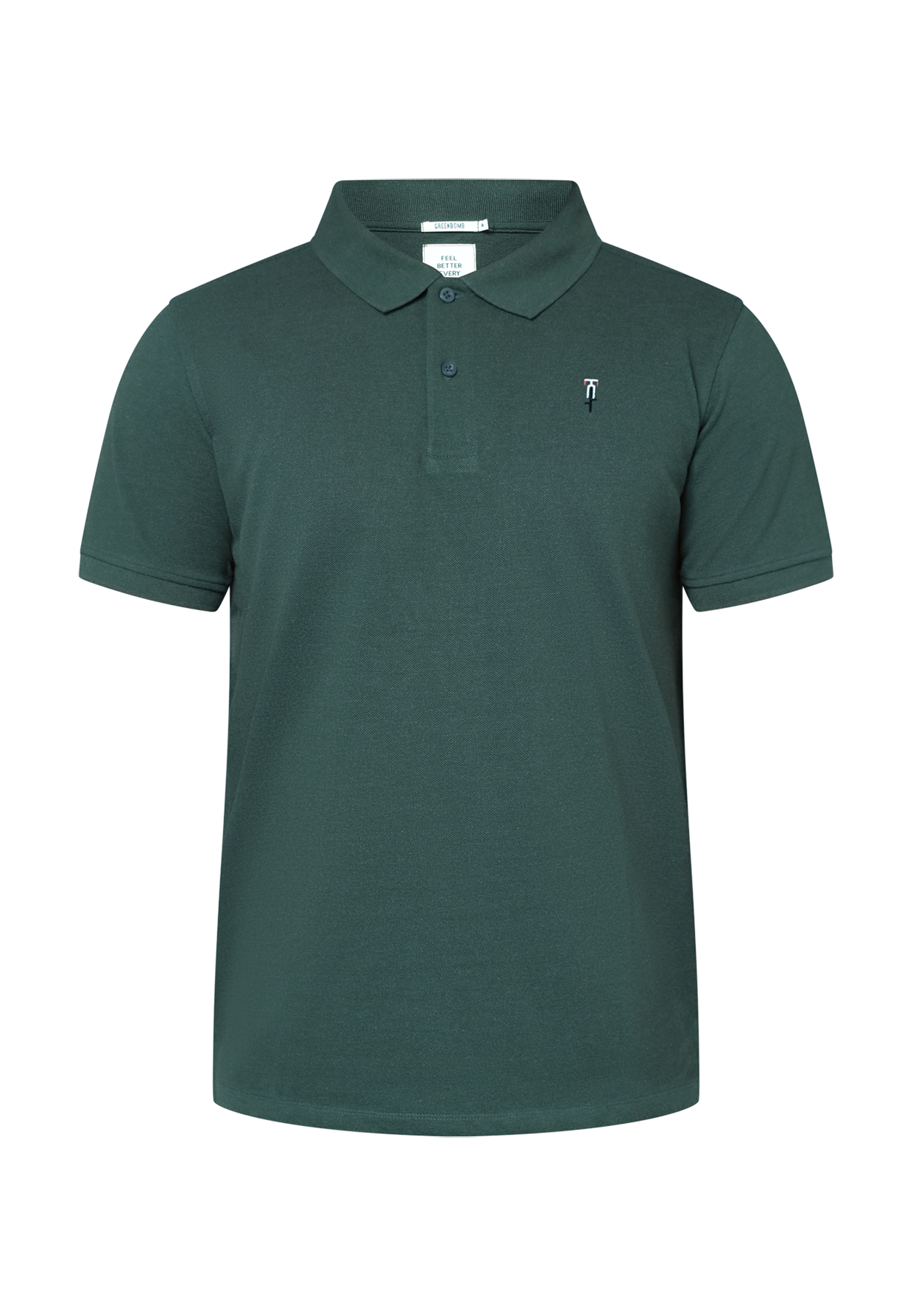 Dark Forest: Sportliches Polo aus Baumwoll-Mix für Herren [19320]