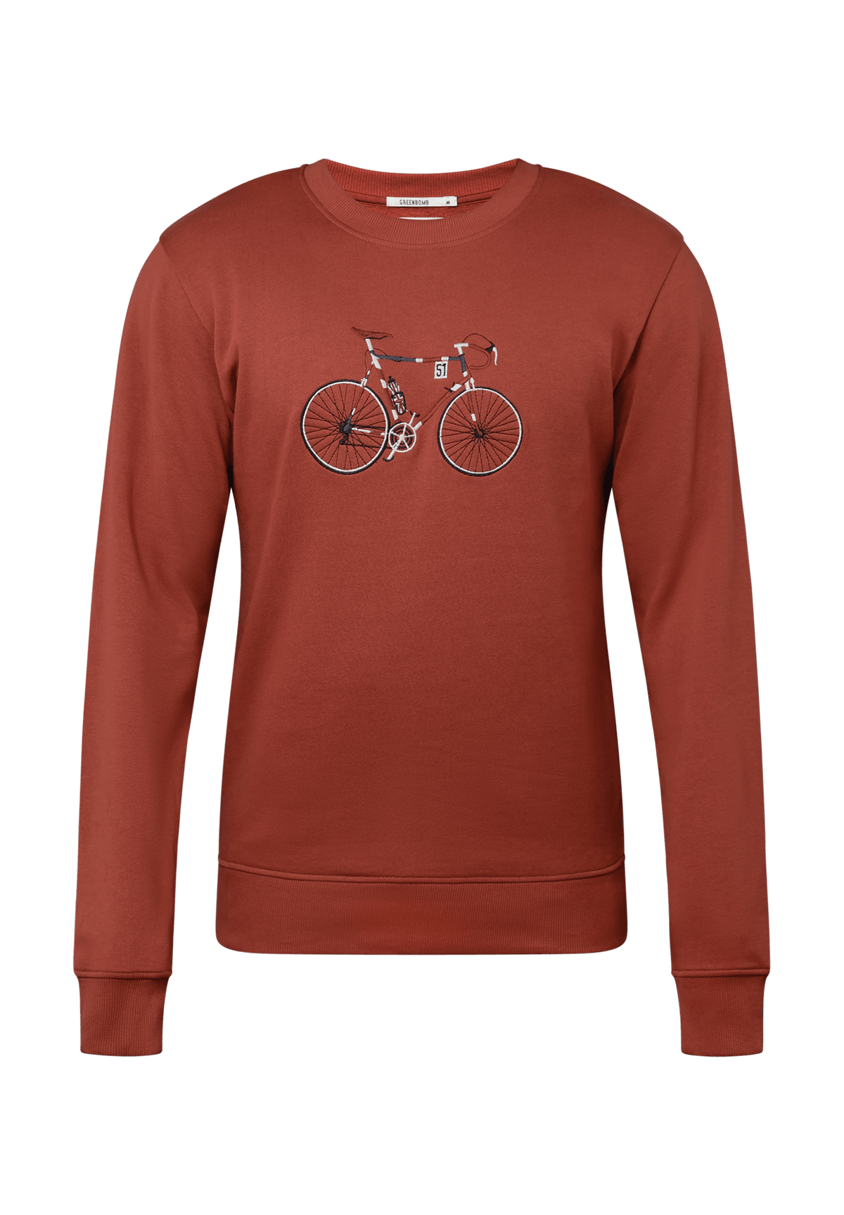 Dark Clay: Gemütliches Sweatshirt aus Bio-Baumwolle für Herren [19324]