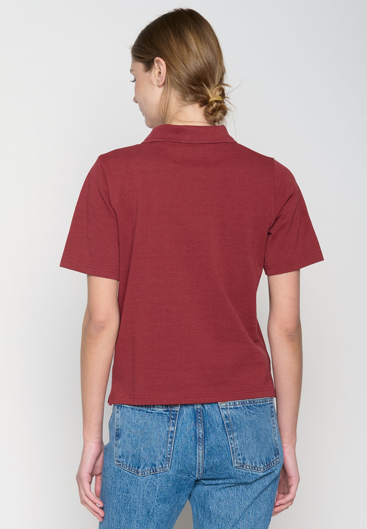 Red Berry: Sportliches Polo aus Baumwoll-Mix für Damen [19369]