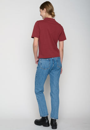 Red Berry: Sportliches Polo aus Baumwoll-Mix für Damen [19370]