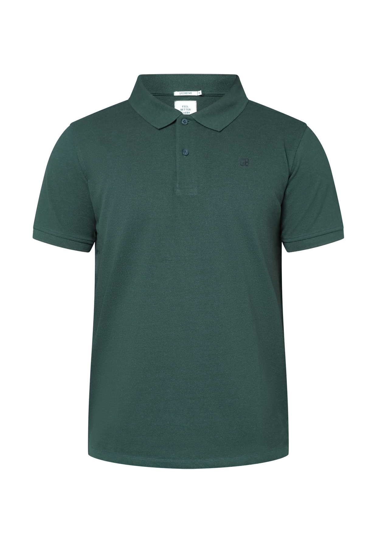Dark Forest: Sportliches Polo aus Baumwoll-Mix für Herren [19378]