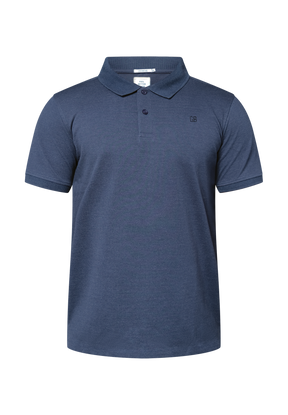 Navy: Sportliches Polo aus Baumwoll-Mix für Herren [19384]