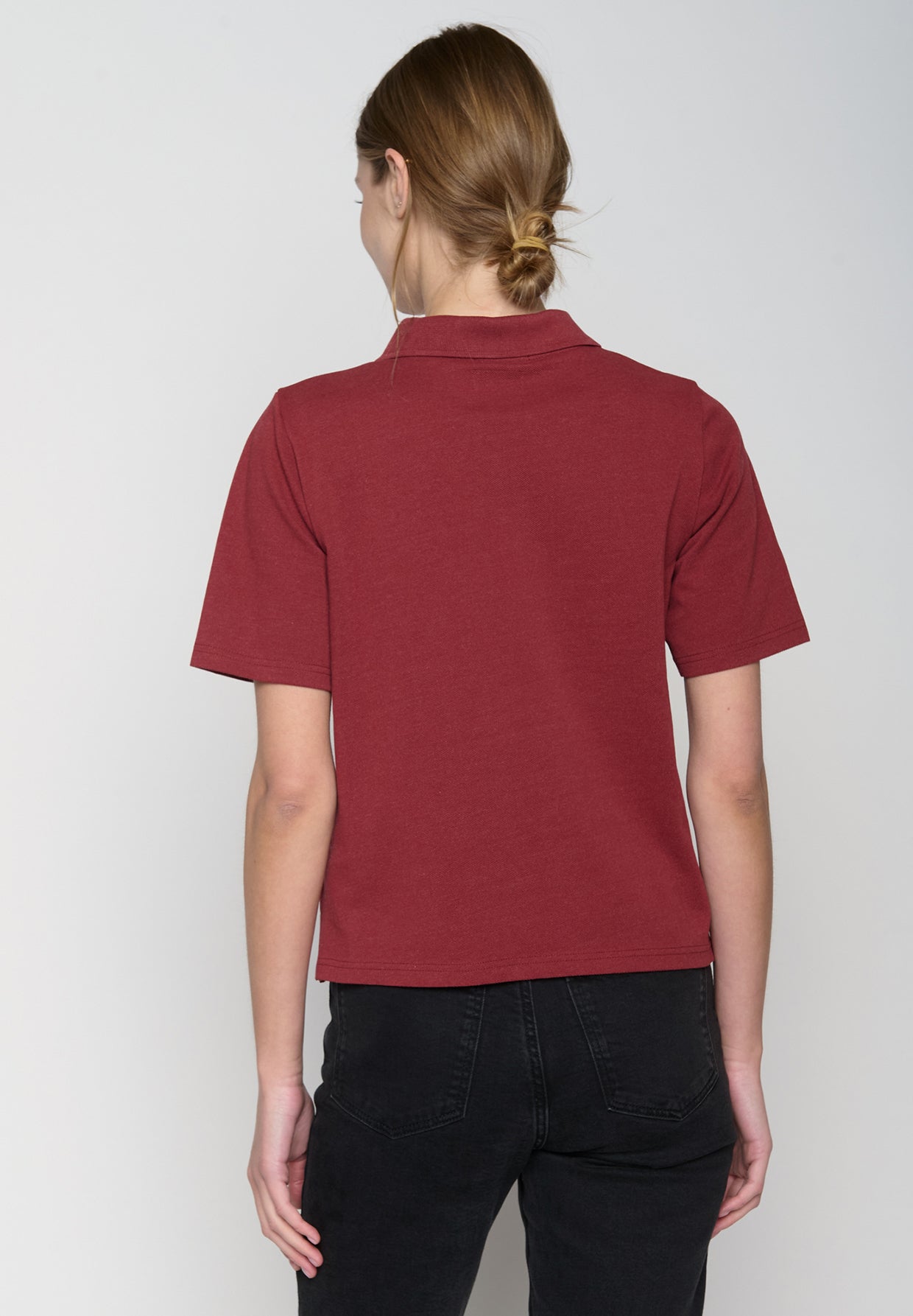 Red Berry: Sportliches Polo aus Baumwoll-Mix für Damen [19393]
