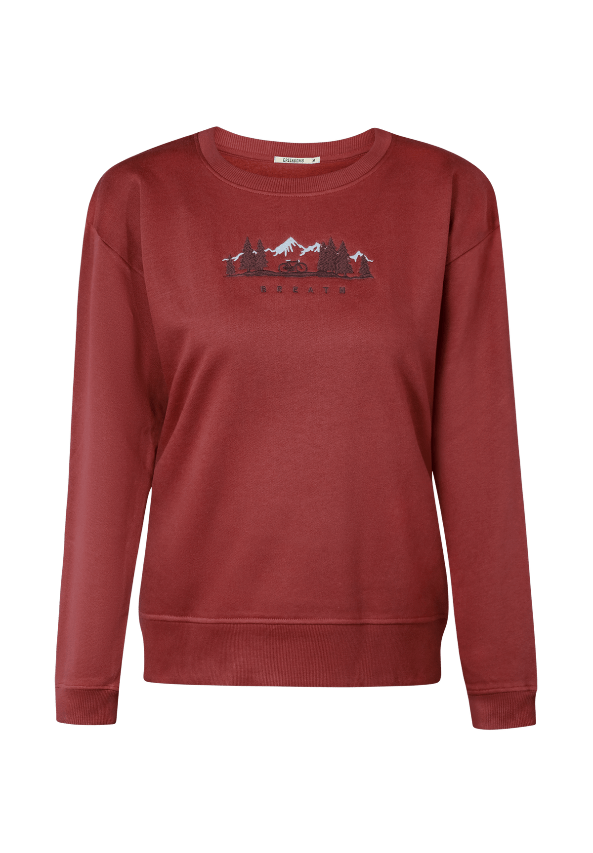 Red Berry: Gemütliches Sweatshirt aus Bio-Baumwolle für Damen [19410]