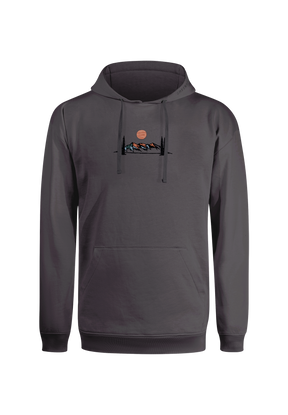 Grau:  Gemütlicher Hoodie aus Bio-Baumwolle für Herren [19412]