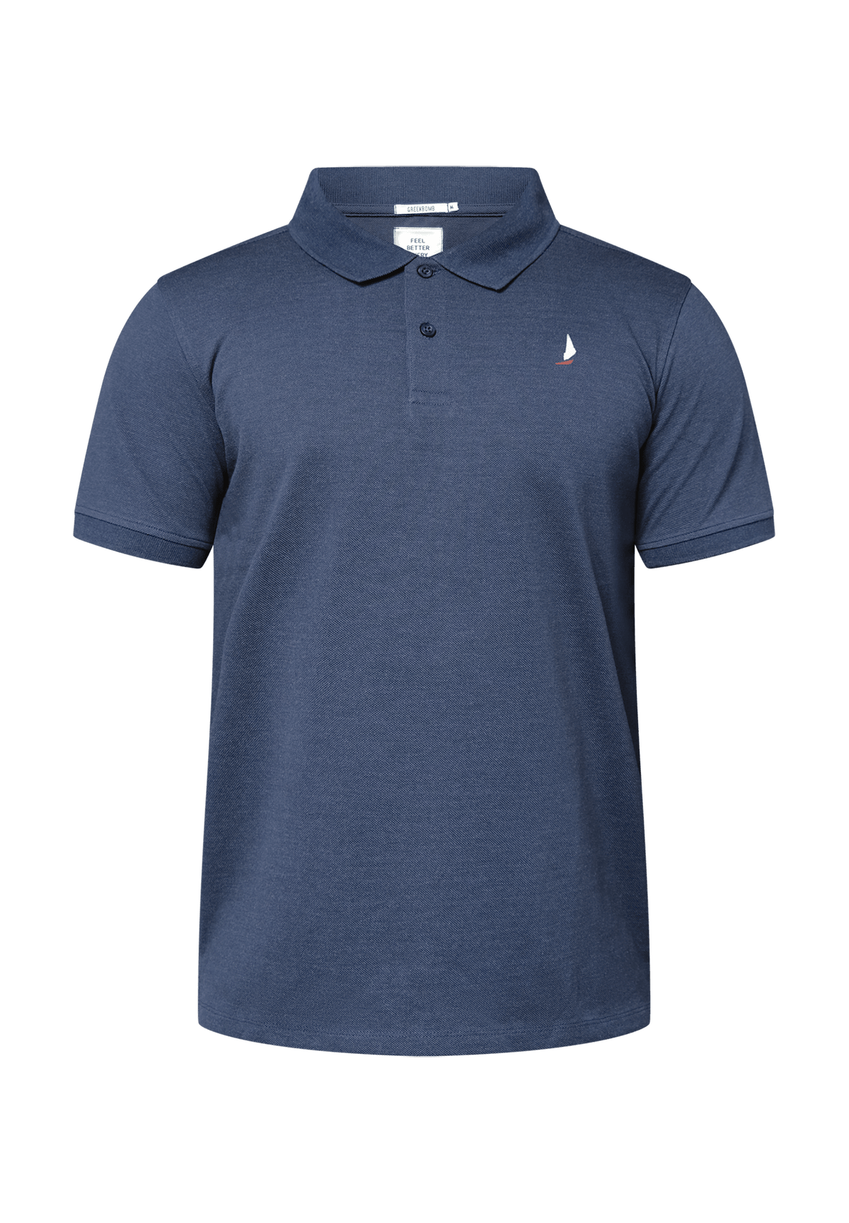 Navy: Sportliches Polo aus Baumwoll-Mix für Herren [19419]