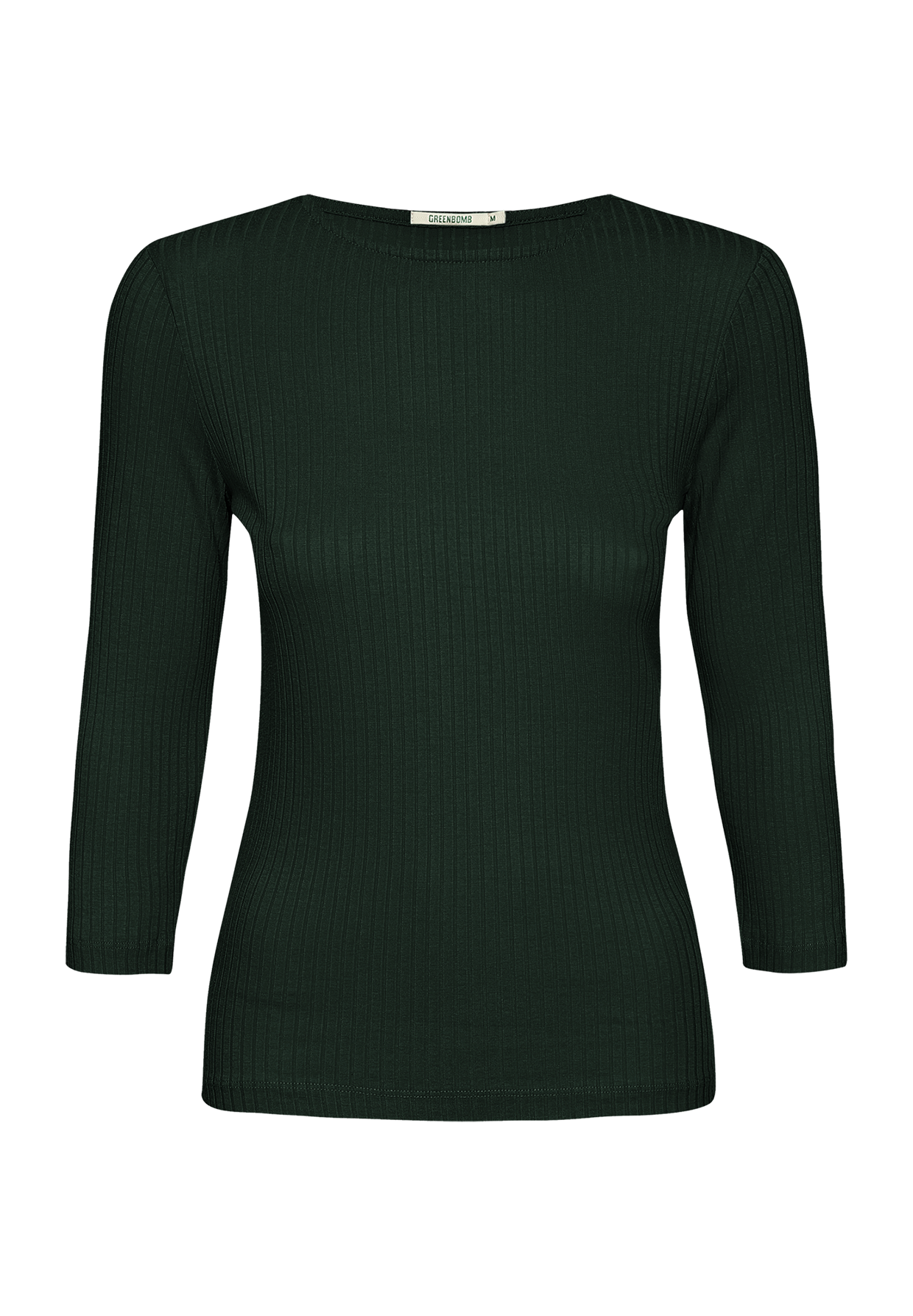 Grün:  Sportliches Longsleeve aus LENZING™ TENCEL™ Mix für Damen [19437]