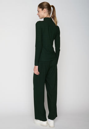 Dark Forest: Lässiges Longsleeve aus LENZING™ TENCEL™ Mix für Damen [19446]