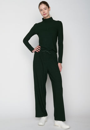 Dark Forest: Lässiges Longsleeve aus LENZING™ TENCEL™ Mix für Damen [19447]