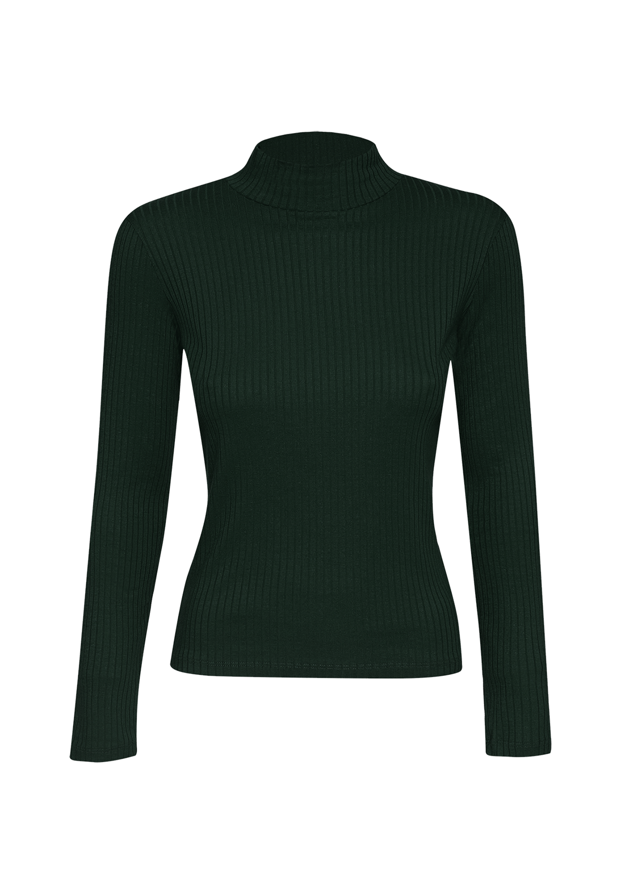 Dark Forest: Lässiges Longsleeve aus LENZING™ TENCEL™ Mix für Damen [19449]