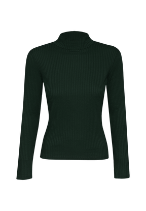 Dark Forest: Lässiges Longsleeve aus LENZING™ TENCEL™ Mix für Damen [19449]