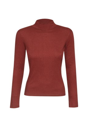 Dusty Berry: Lässiges Longsleeve aus LENZING™ TENCEL™ Mix für Damen [19455]