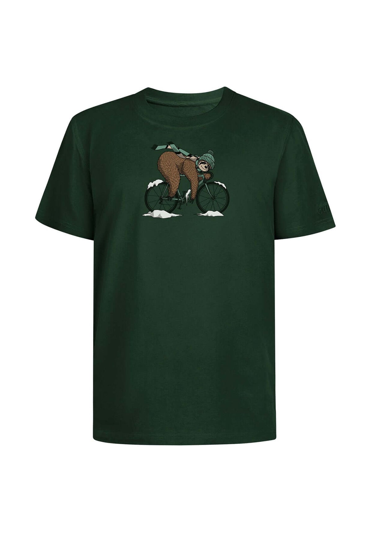 Dark Forest: Lässiges Oversize-T-Shirt aus Bio-Baumwolle für Herren [19498]