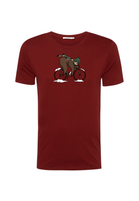 Rot:  Sportliches T-Shirt aus Bio-Baumwolle für Herren [19502]