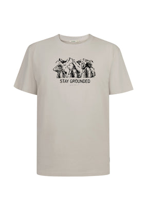 Weiß:  Lässiges T-Shirt aus Bio-Baumwolle für Herren [19546]