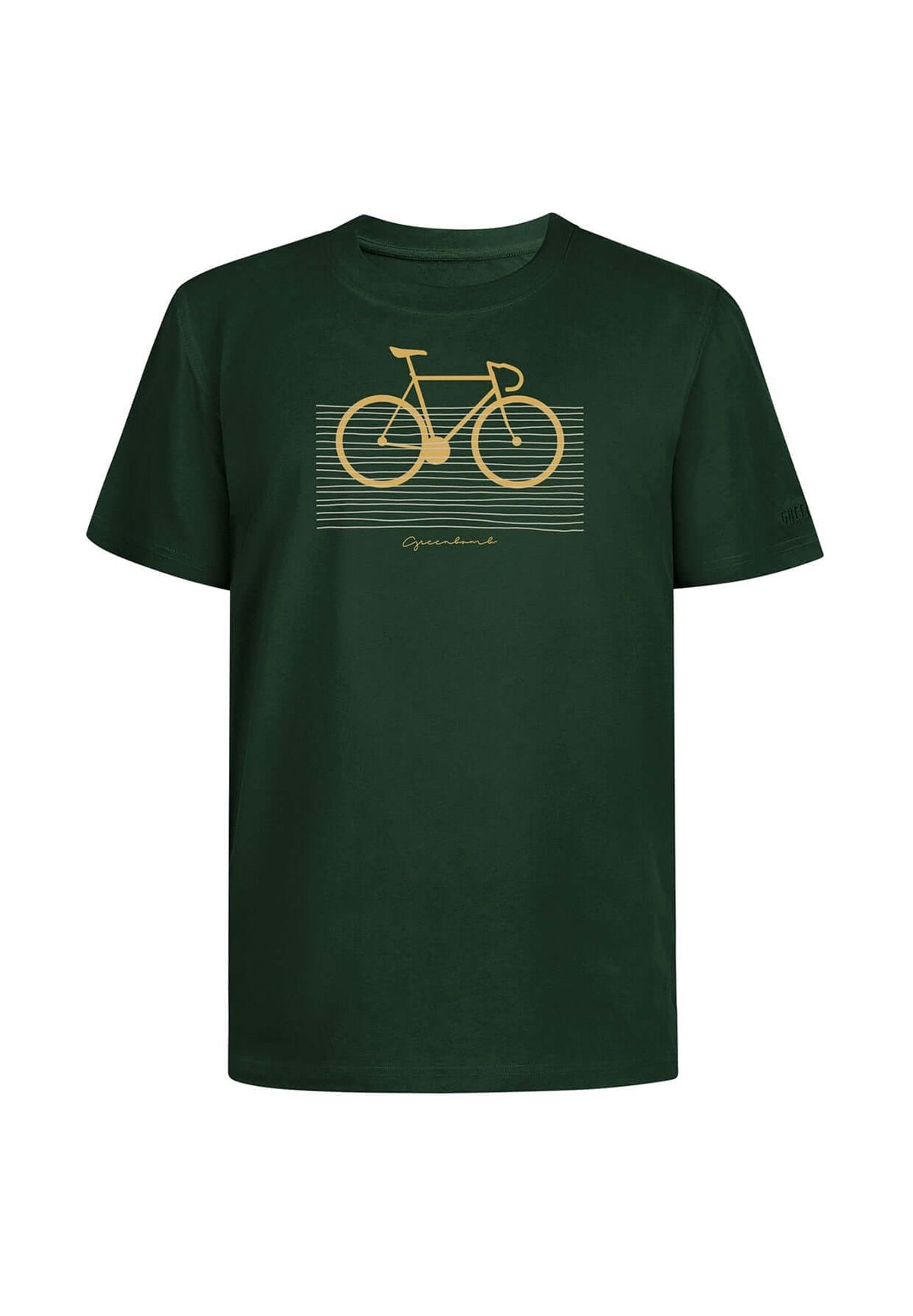 Dark Forest: Lässiges Oversize-T-Shirt aus Bio-Baumwolle für Herren [19562]