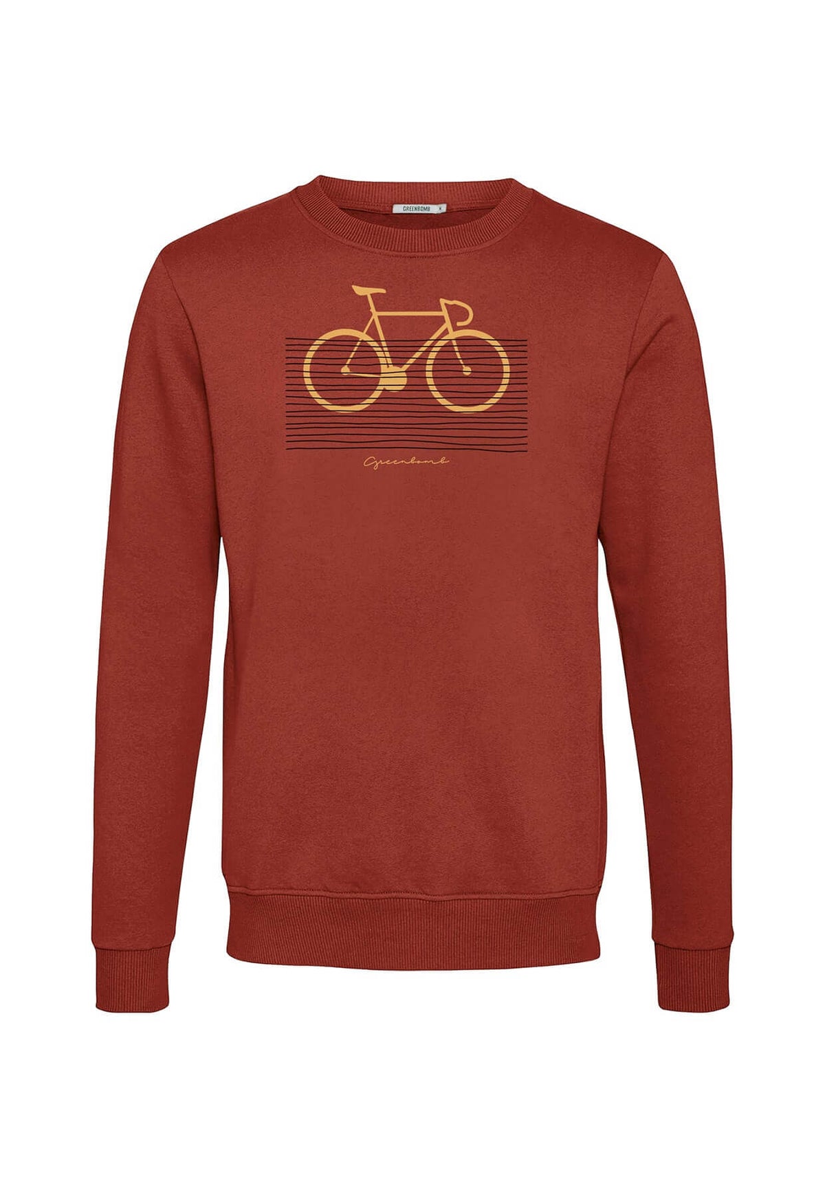 Dark Clay: Gemütliches Sweatshirt aus Bio-Baumwolle für Herren [19571]