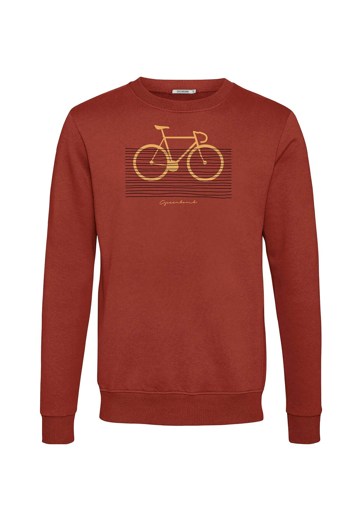 Dark Clay: Gemütliches Sweatshirt aus Bio-Baumwolle für Herren [19571]