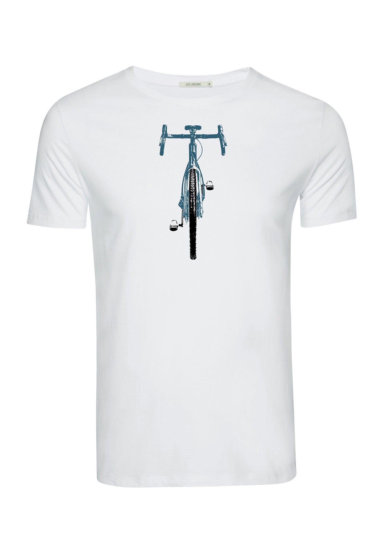 Weiß:  Sportliches T-Shirt aus Bio-Baumwolle für Herren [19577]