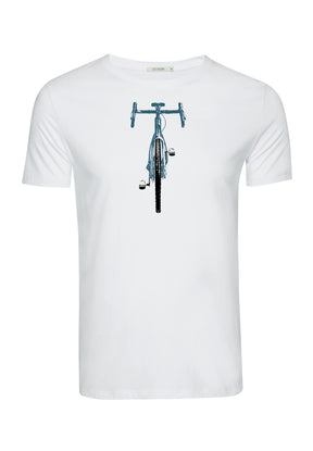 Weiß:  Sportliches T-Shirt aus Bio-Baumwolle für Herren [19577]