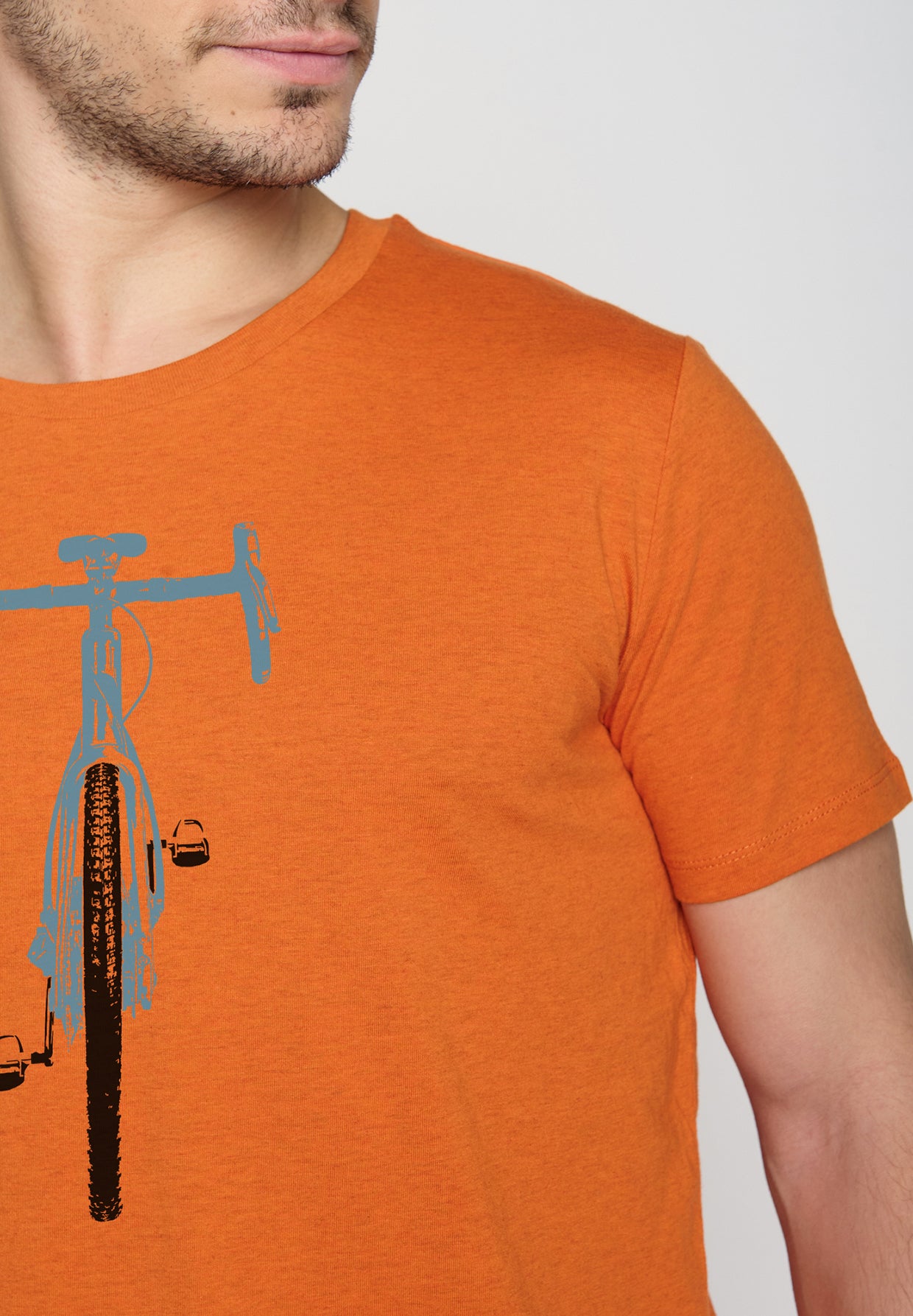 Orang:  Sportliches T-Shirt aus Bio-Baumwolle für Herren [19587]