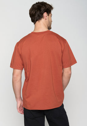 Grau:  Lässiges T-Shirt aus Bio-Baumwolle für Herren [19594]