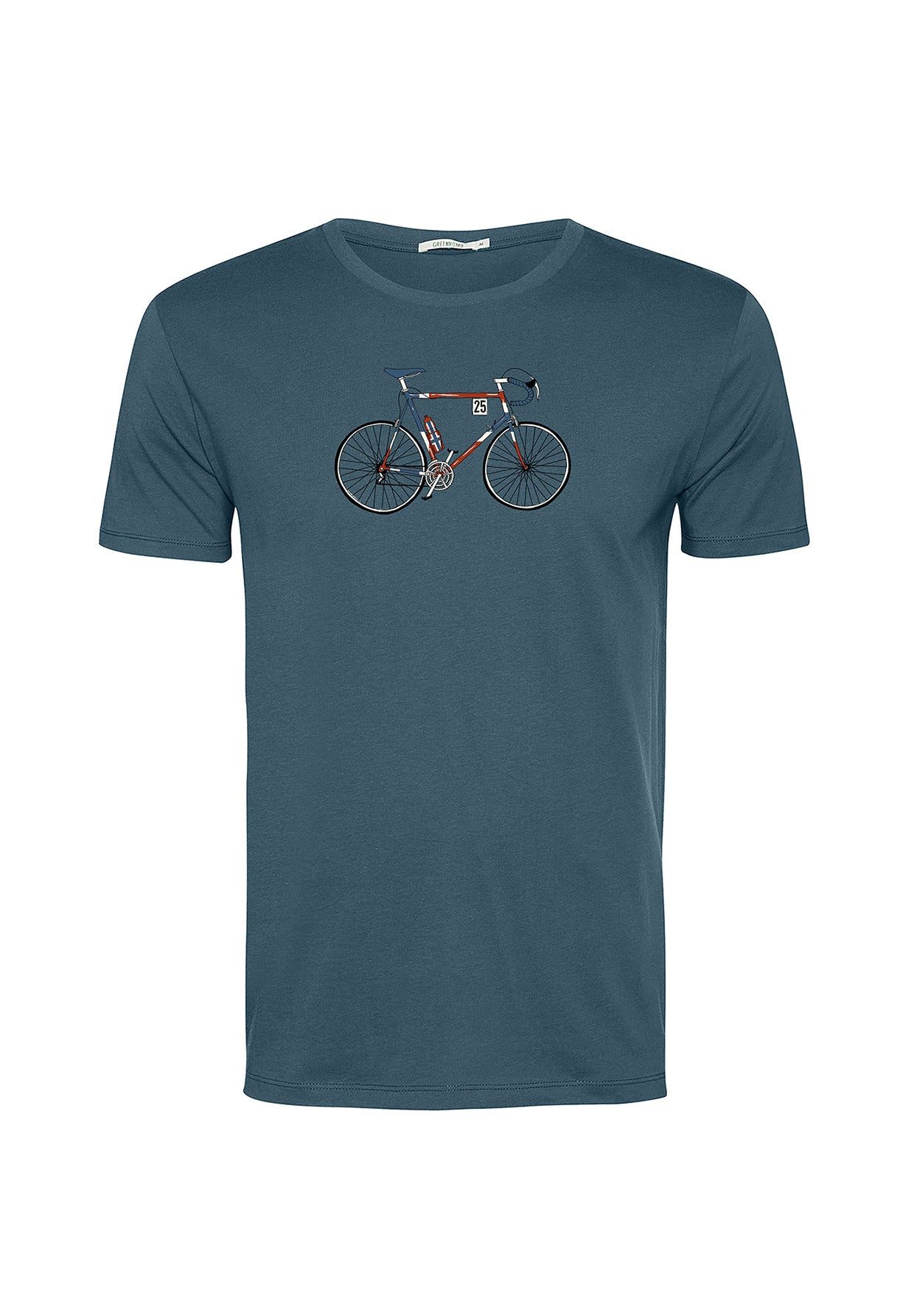 Blau:  Sportliches T-Shirt aus Bio-Baumwolle für Herren [19603]