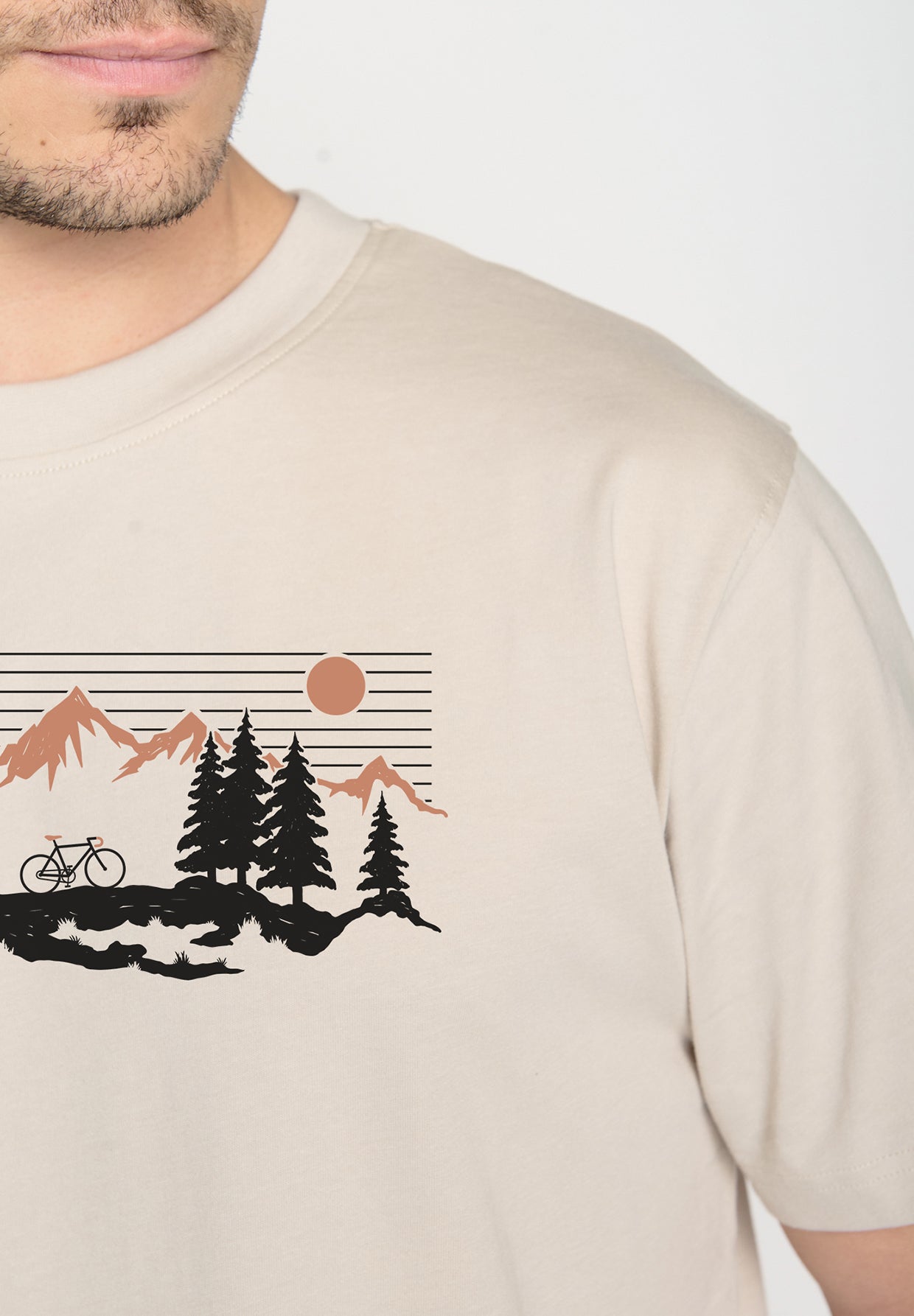 Grau:  Gemütliches Sweatshirt aus Bio-Baumwolle für Herren [19607]