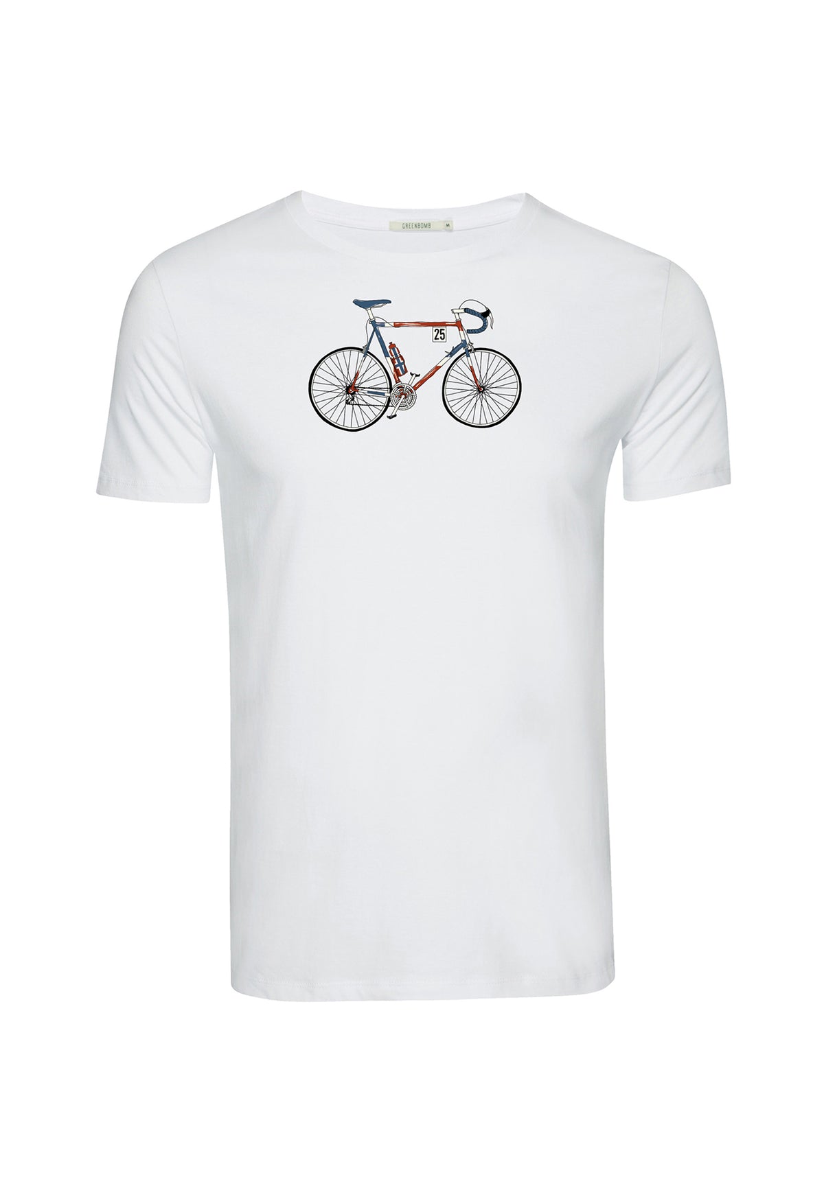 White: Sportliches T-Shirt aus Bio-Baumwolle für Herren [19622]