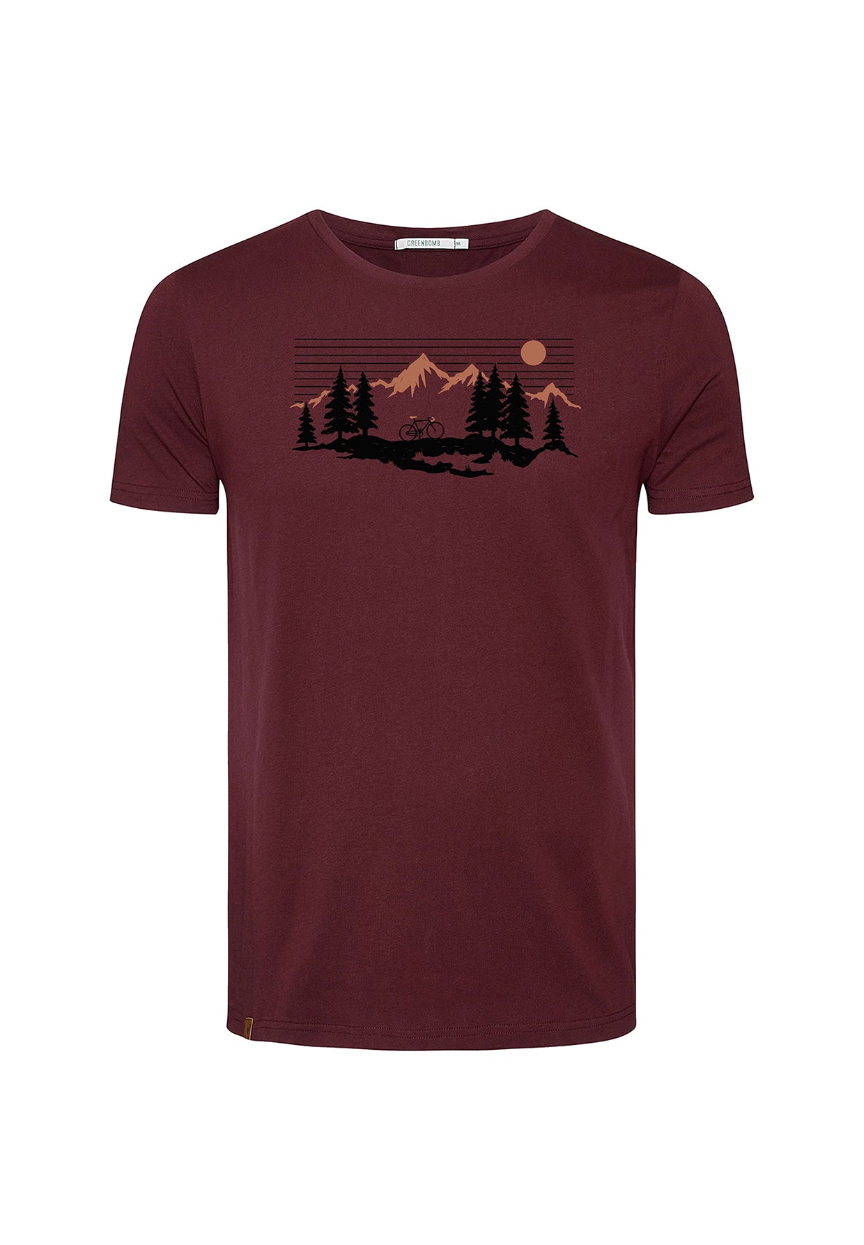 Rot:  Sportliches T-Shirt aus Bio-Baumwolle für Herren [19631]