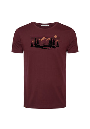Rot:  Sportliches T-Shirt aus Bio-Baumwolle für Herren [19631]