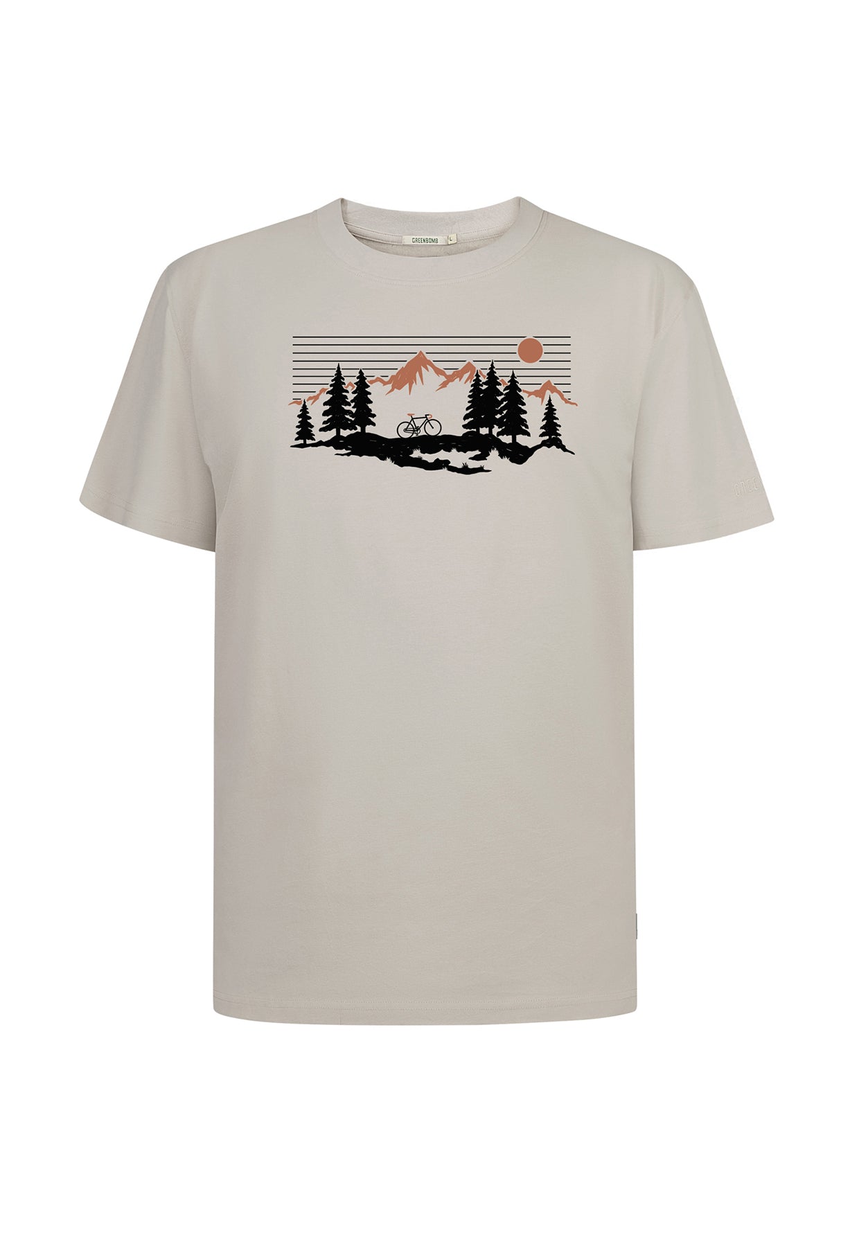 Weiß:  Lässiges T-Shirt aus Bio-Baumwolle für Herren [19652]