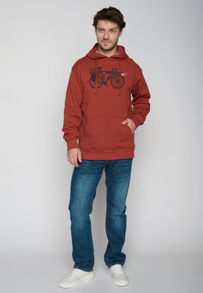 Grau:  Gemütlicher Hoodie aus Bio-Baumwolle für Herren [19656]